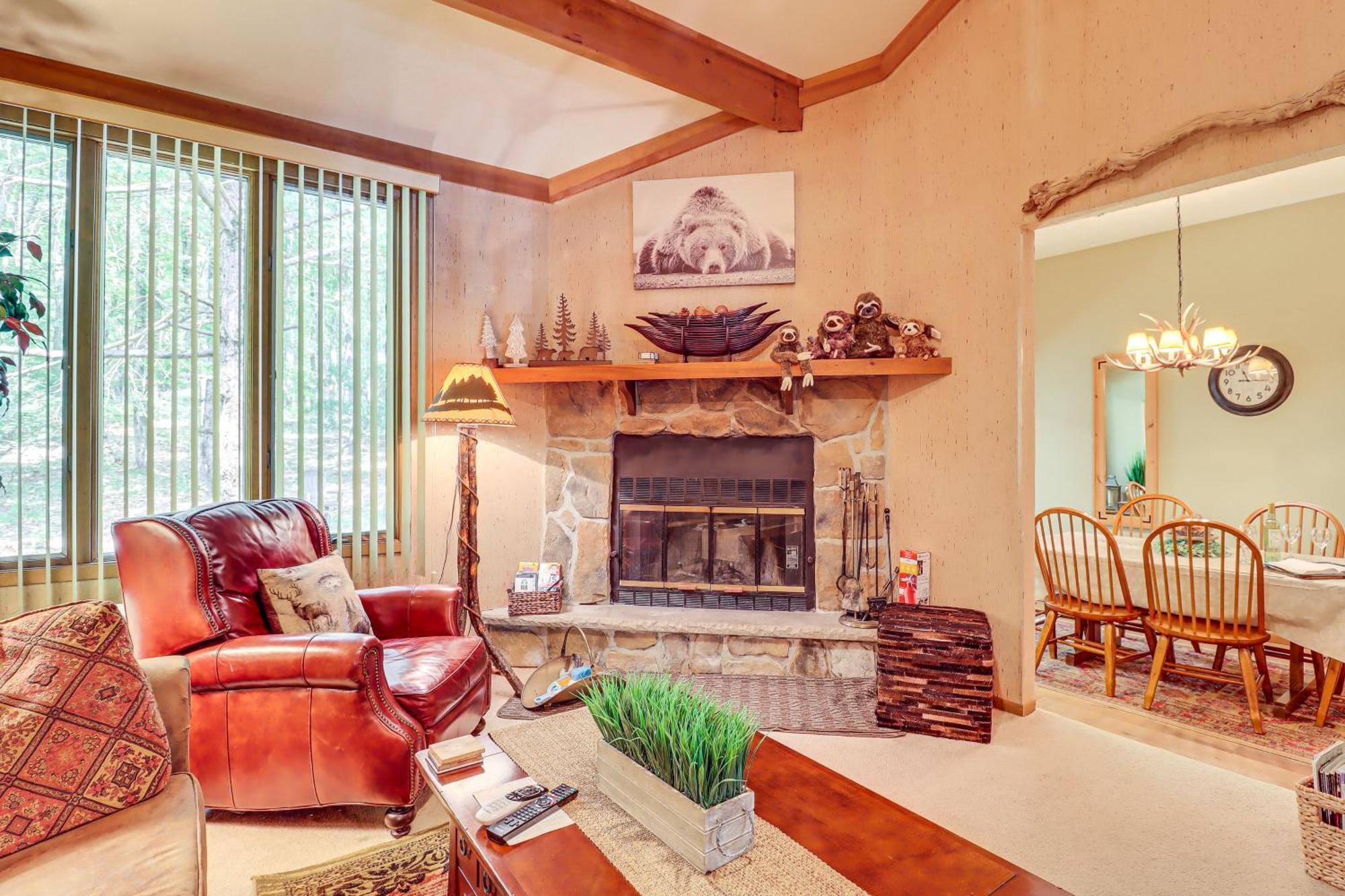 Lake Harmony Townhome Walk To Restaurants! Екстер'єр фото